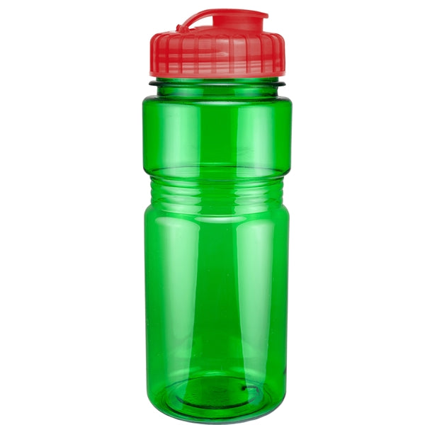 20 oz. Translucent Recreation Bottle with Flip Top Lid
