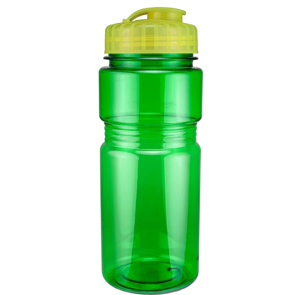 20 oz. Translucent Recreation Bottle with Flip Top Lid