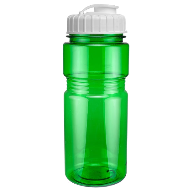 20 oz. Translucent Recreation Bottle with Flip Top Lid