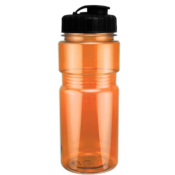 20 oz. Translucent Recreation Bottle with Flip Top Lid