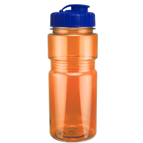 20 oz. Translucent Recreation Bottle with Flip Top Lid