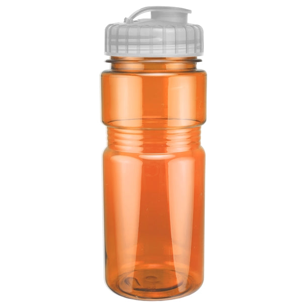 20 oz. Translucent Recreation Bottle with Flip Top Lid