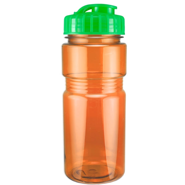 20 oz. Translucent Recreation Bottle with Flip Top Lid
