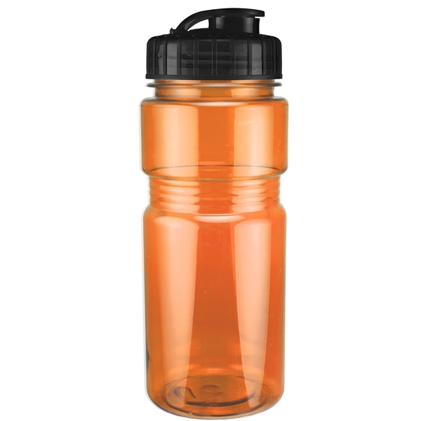 20 oz. Translucent Recreation Bottle with Flip Top Lid