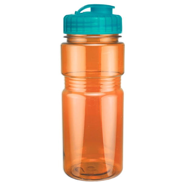 20 oz. Translucent Recreation Bottle with Flip Top Lid