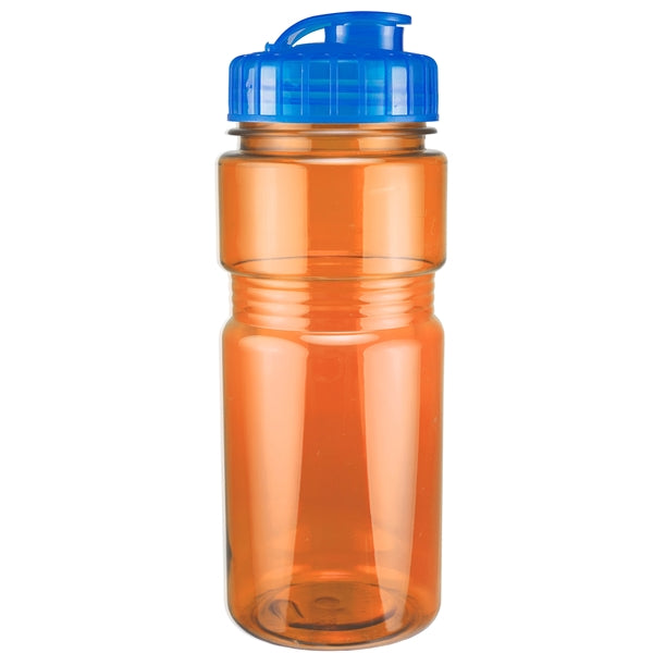 20 oz. Translucent Recreation Bottle with Flip Top Lid