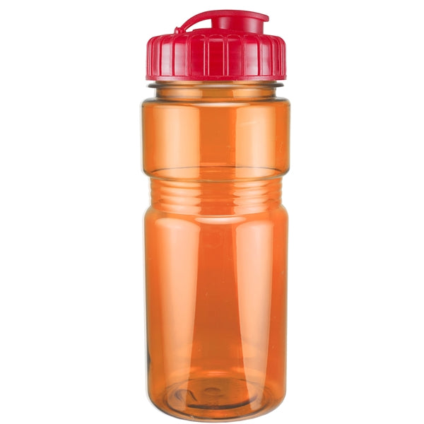 20 oz. Translucent Recreation Bottle with Flip Top Lid