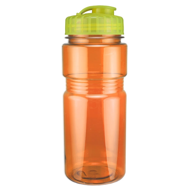 20 oz. Translucent Recreation Bottle with Flip Top Lid