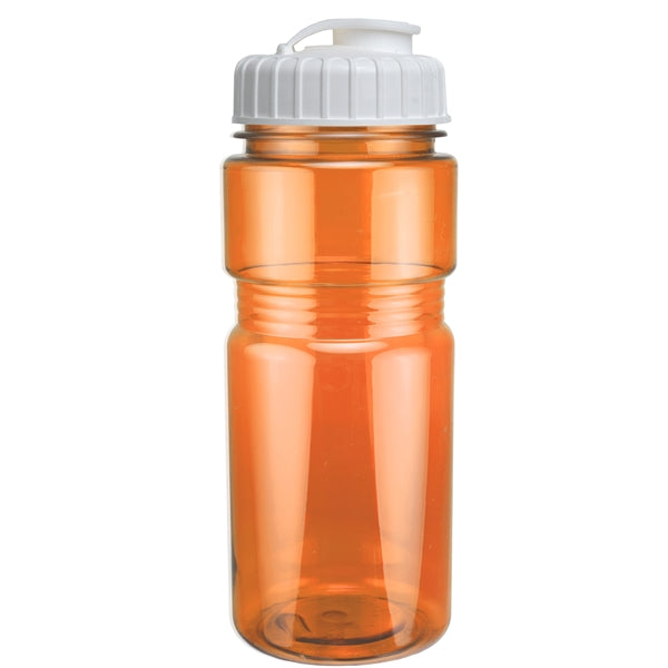 20 oz. Translucent Recreation Bottle with Flip Top Lid