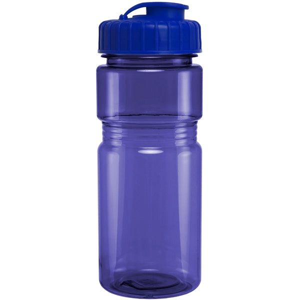 20 oz. Translucent Recreation Bottle with Flip Top Lid