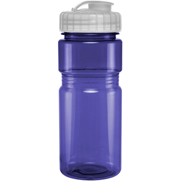 20 oz. Translucent Recreation Bottle with Flip Top Lid