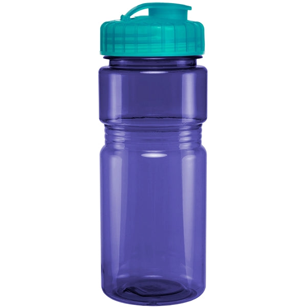 20 oz. Translucent Recreation Bottle with Flip Top Lid