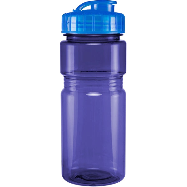 20 oz. Translucent Recreation Bottle with Flip Top Lid