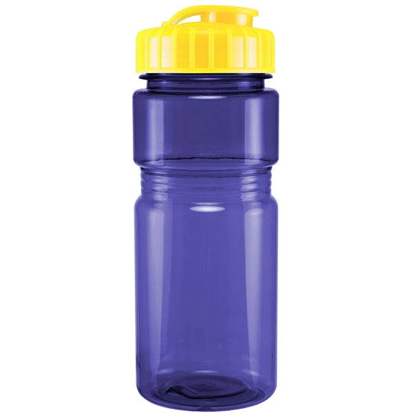 20 oz. Translucent Recreation Bottle with Flip Top Lid