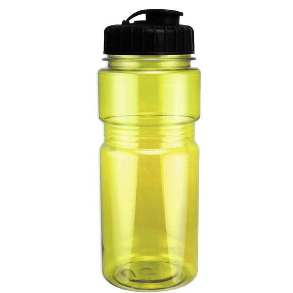 20 oz. Translucent Recreation Bottle with Flip Top Lid