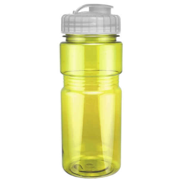 20 oz. Translucent Recreation Bottle with Flip Top Lid