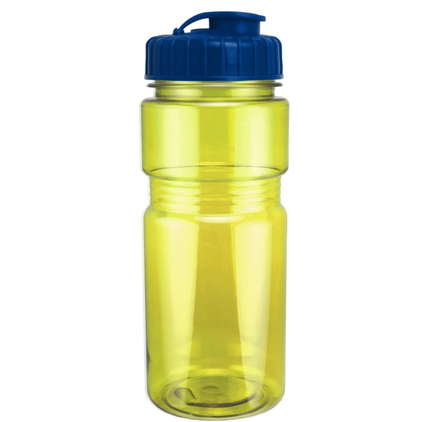 20 oz. Translucent Recreation Bottle with Flip Top Lid