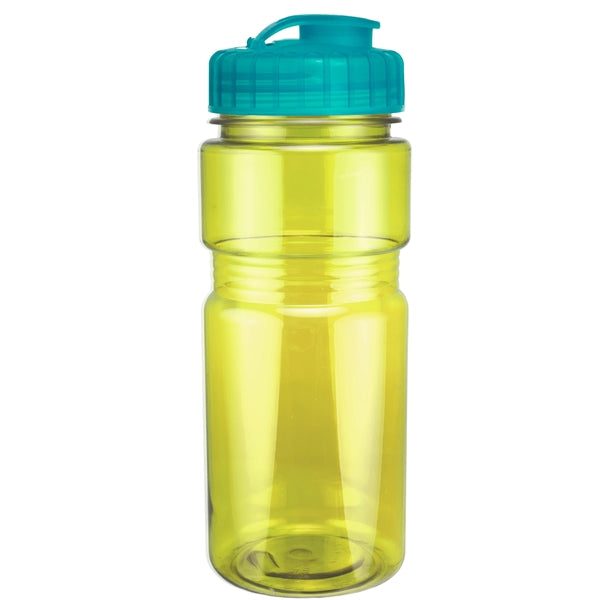 20 oz. Translucent Recreation Bottle with Flip Top Lid