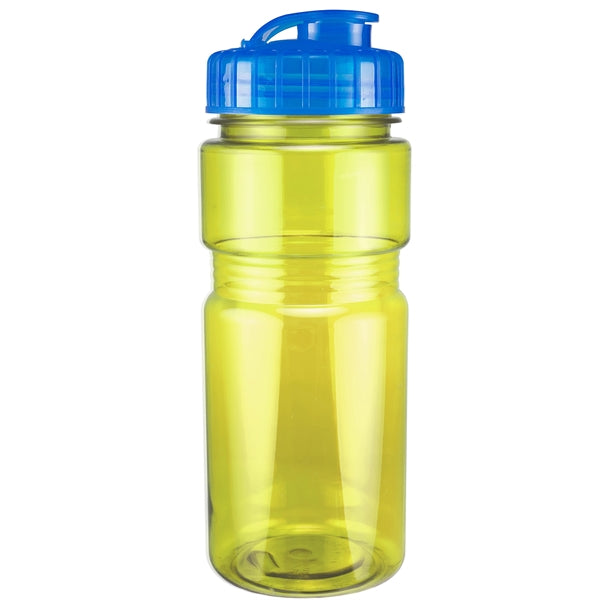 20 oz. Translucent Recreation Bottle with Flip Top Lid