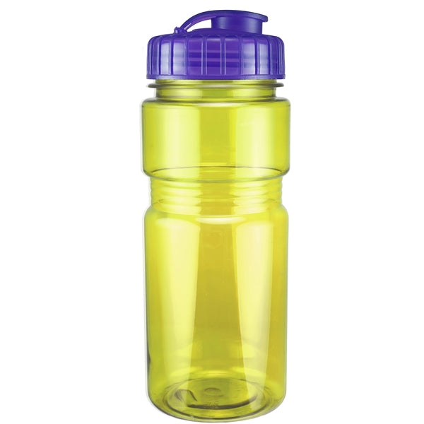 20 oz. Translucent Recreation Bottle with Flip Top Lid