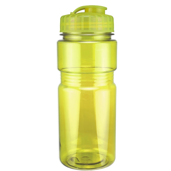 20 oz. Translucent Recreation Bottle with Flip Top Lid
