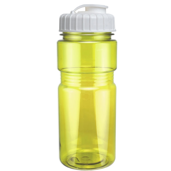 20 oz. Translucent Recreation Bottle with Flip Top Lid
