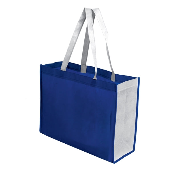 Two-Toned 16" x 12" Tote Bag with 6" Gusset