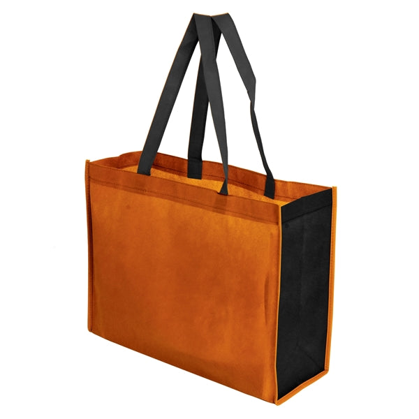 Two-Toned 16" x 12" Tote Bag with 6" Gusset
