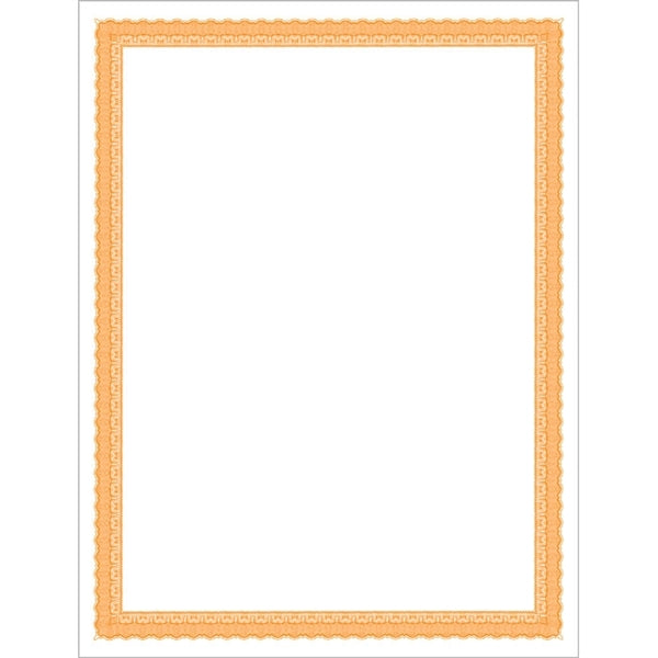 Text-weight Parchtone Certificate with Border