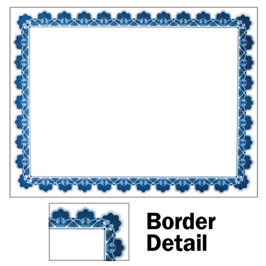 Text-weight Certificate with Scalloped Border