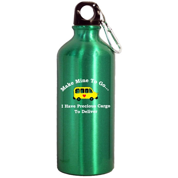 22 Oz. Aluminum Water Bottle w/Carabiner