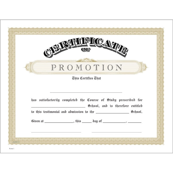 Classic Certificate Bond with Border