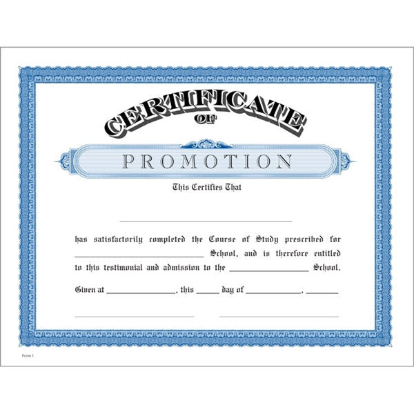 Classic Certificate Bond with Border