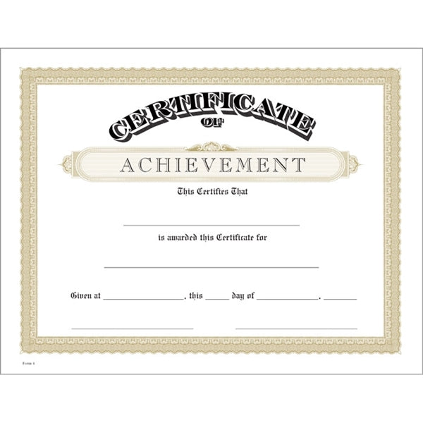 Classic Certificate