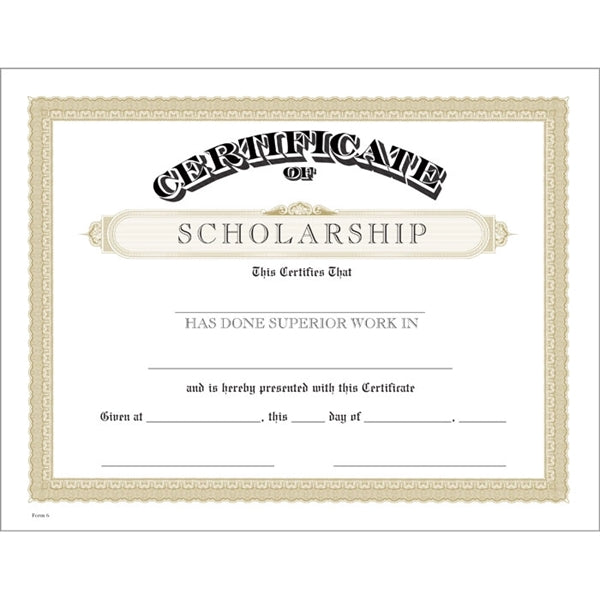 Classic Certificate Bond with Border