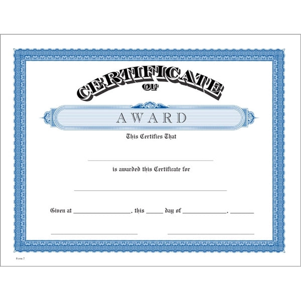 Classic Certificate Bond with Border