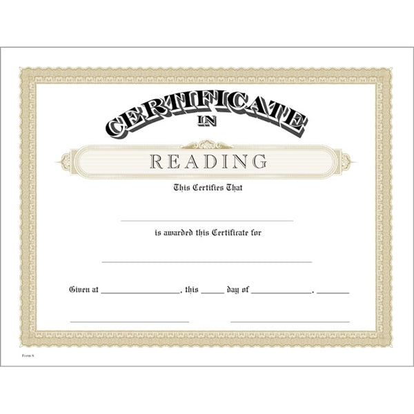 Classic Certificate Bond with Border