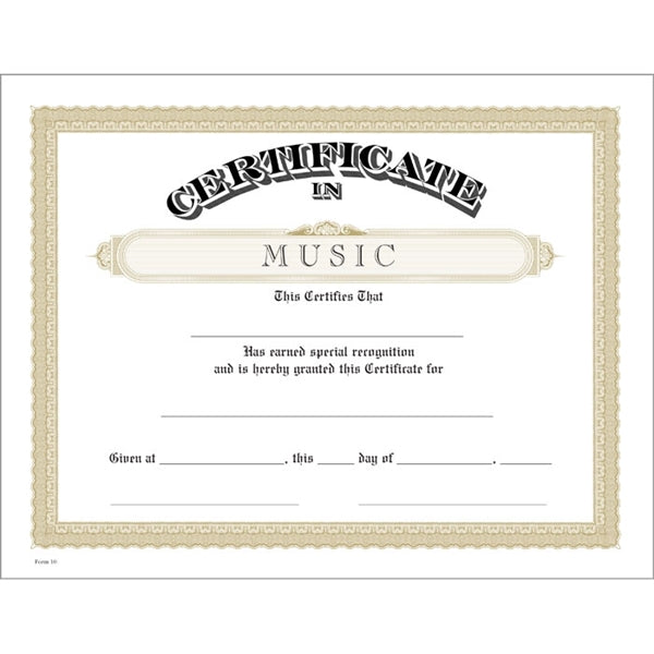 Classic Certificate