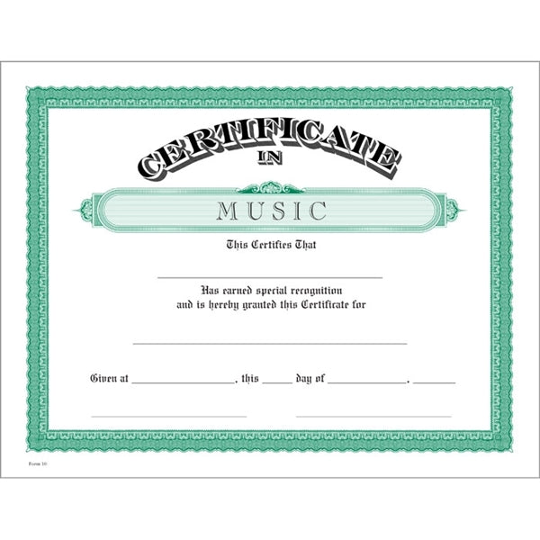Classic Certificate