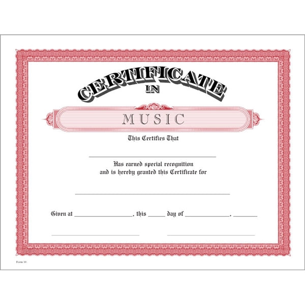 Classic Certificate