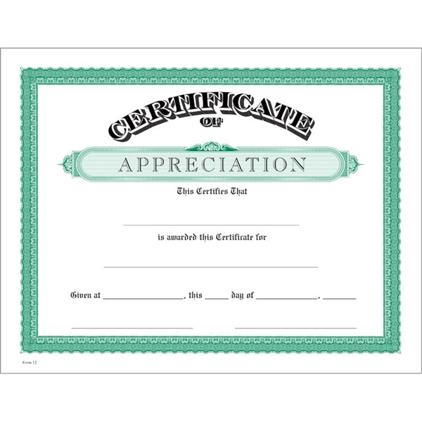 Classic Certificate Bond with Border