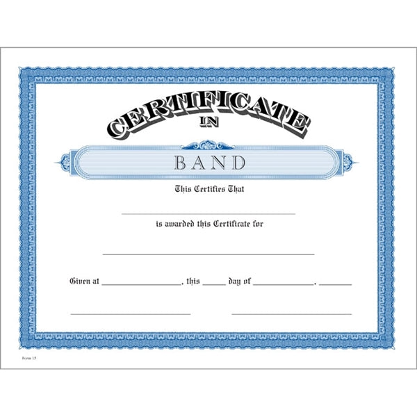 Classic Certificate Bond with Border