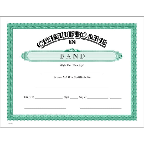 Classic Certificate Bond with Border