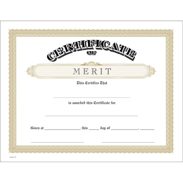 Classic Certificate Bond with Border