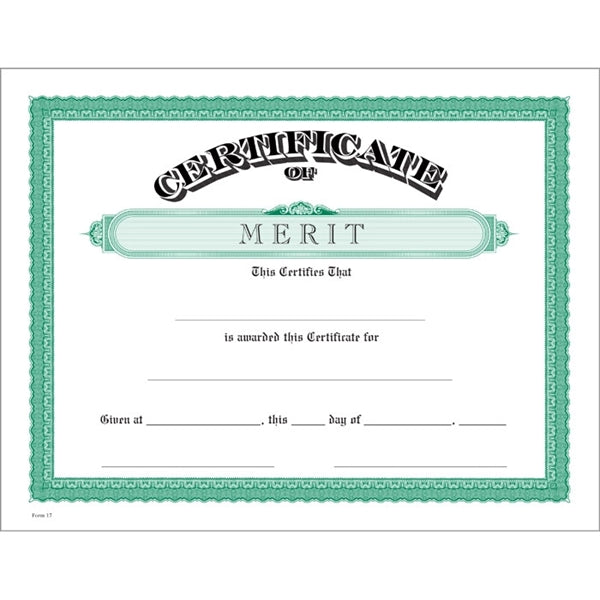 Classic Certificate Bond with Border