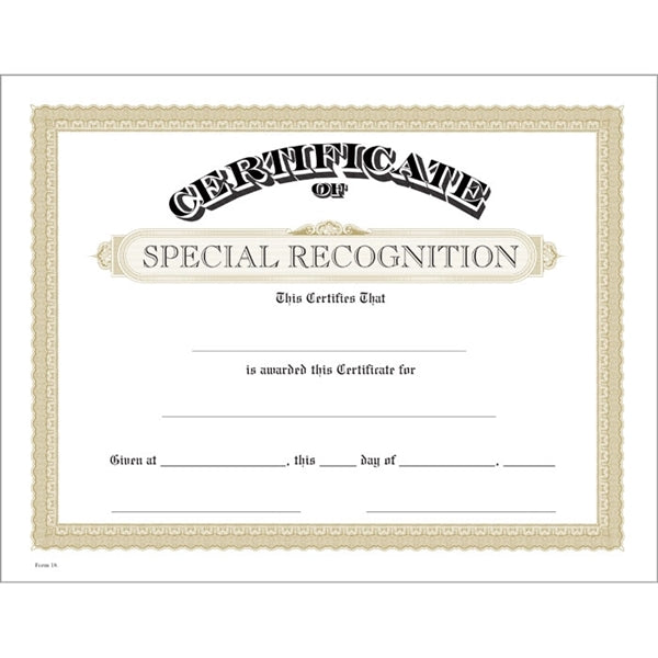 Classic Certificate