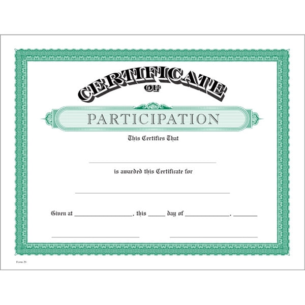 Classic Certificate Bond with Border