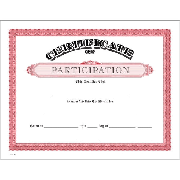 Classic Certificate Bond with Border