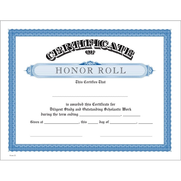 Classic Certificate Bond with Border