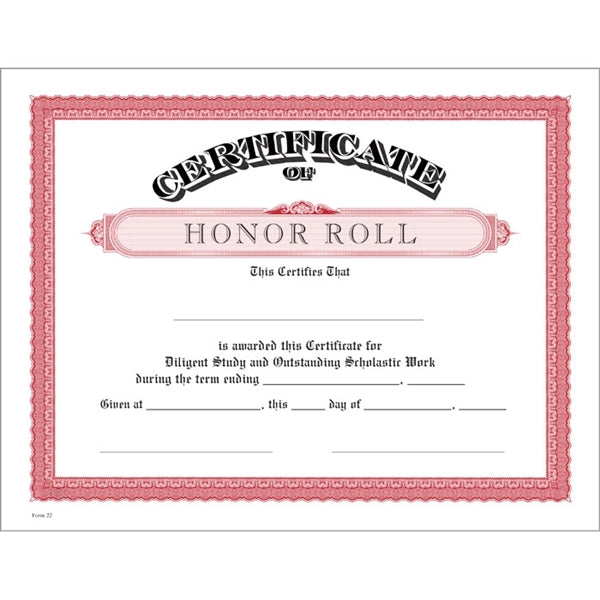Classic Certificate Bond with Border